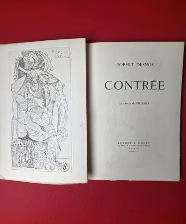 Иллюстрированная Книга Picasso - Contrèè - Robert Desnos