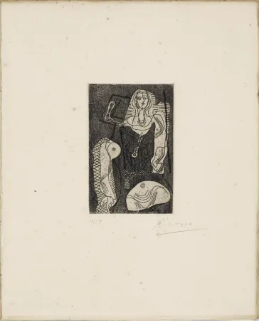 Офорт Picasso - C.Zervos. PICASSO ŒUVRES 1920-1926. 1/50 avec l'eau-forte originale signée (1926).