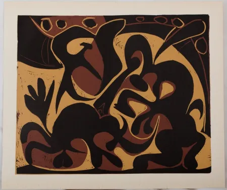 Линогравюра Picasso - Dans l'arène
