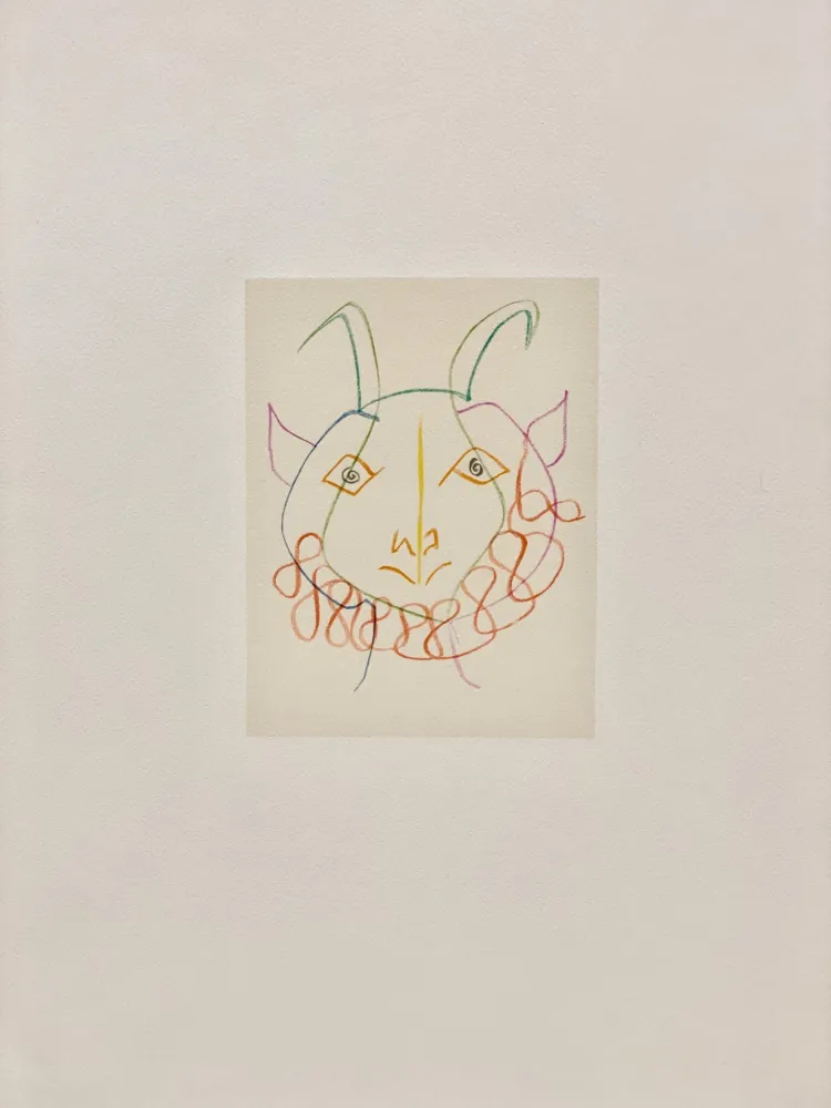 Литография Picasso - Dans l'atelier de Picasso 