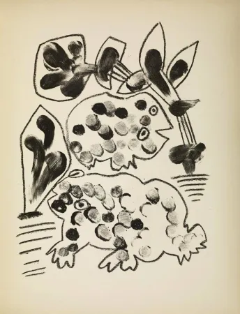 Литография Picasso - De mémoir d'homme, , Planche II
