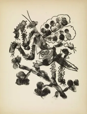 Литография Picasso - De mémoir d'homme, Planche VII