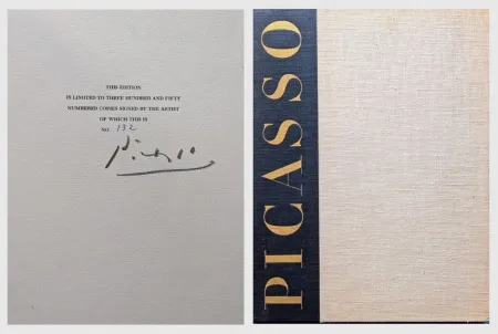 Нет Никаких Технических Picasso -  Exceptional Rare Artbook Hand-Signed by Picasso artbook  Picasso: The Recent Years, 1946