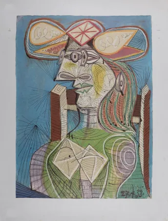 Гашение Picasso - Femme assise (Dora), 1971