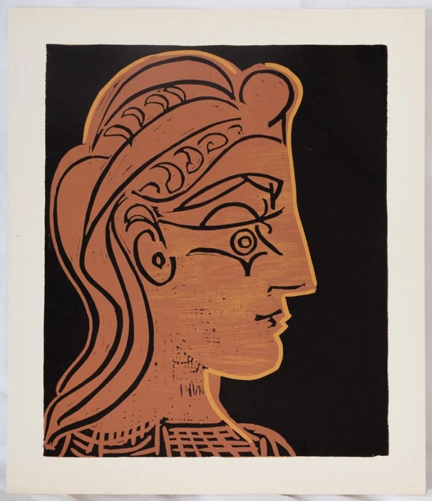 Линогравюра Picasso - Femme de profil