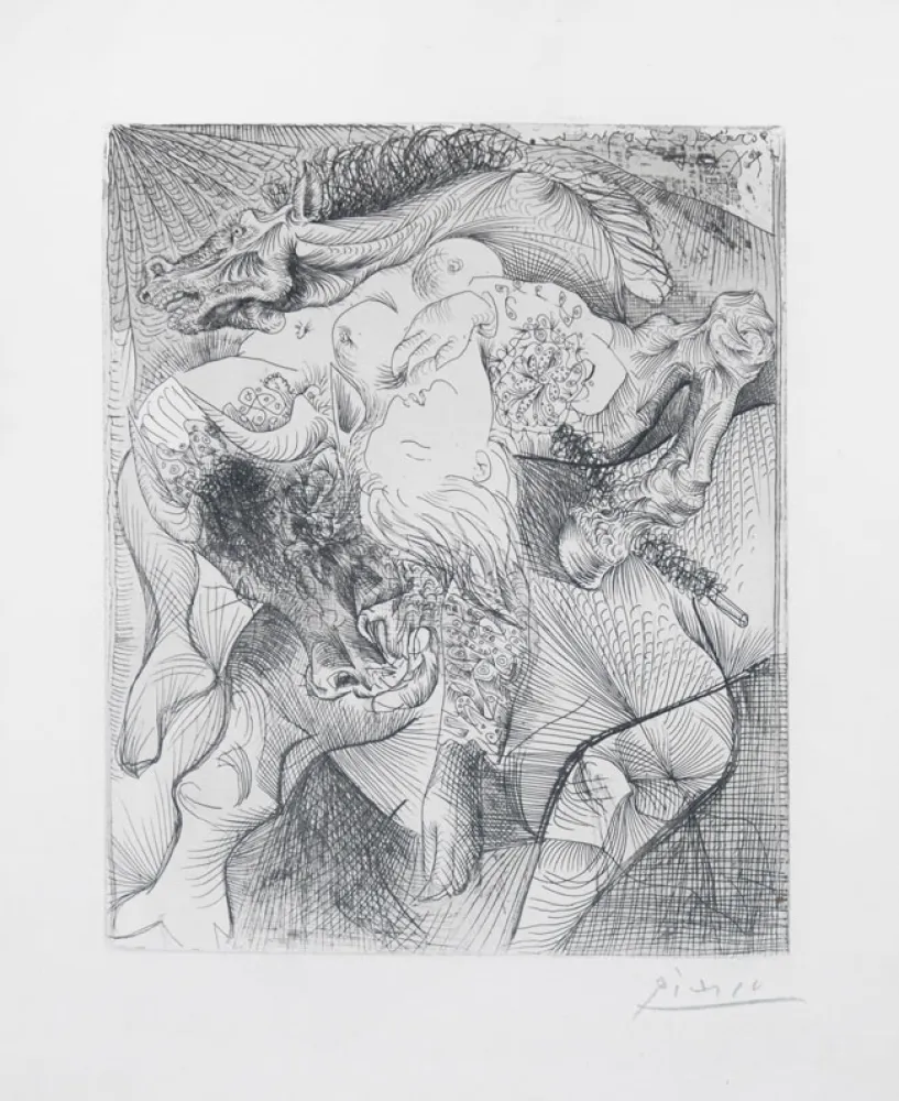 Гравюра Picasso - Femme torero II
