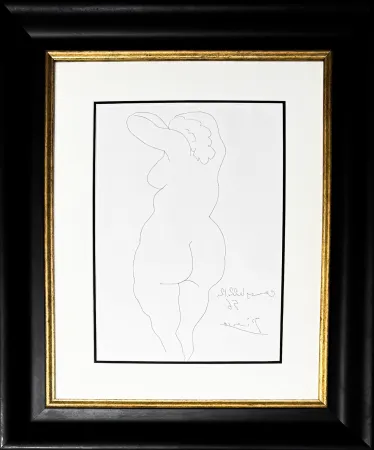 Гравюра Picasso - Femme vue de Dos