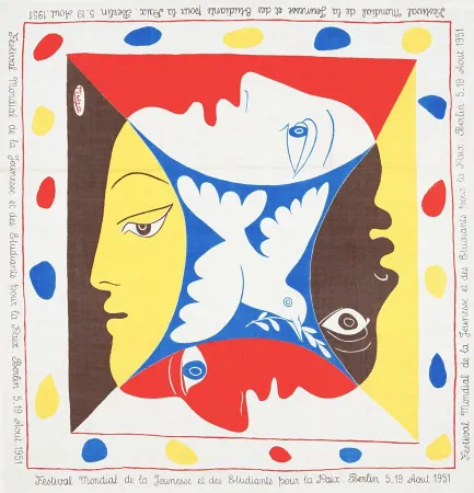 Сериграфия Picasso - Festival Mondial pour la Paix