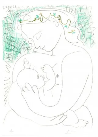 Литография Picasso - Grand Maternity