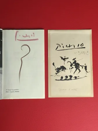 Иллюстрированная Книга Picasso - Griffes de Picasso- signed /original drawing/dedicated