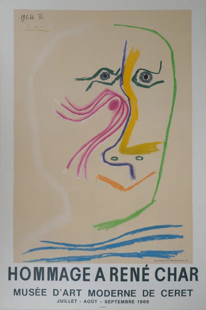 Иллюстрированная Книга Picasso - Hommage à René Char