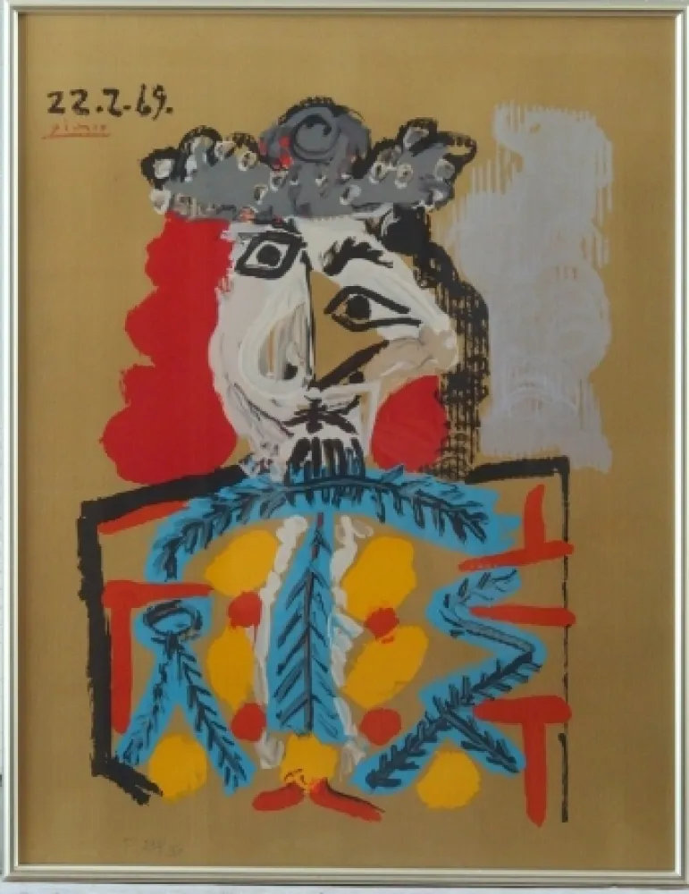 Литография Picasso - Imaginary portrait