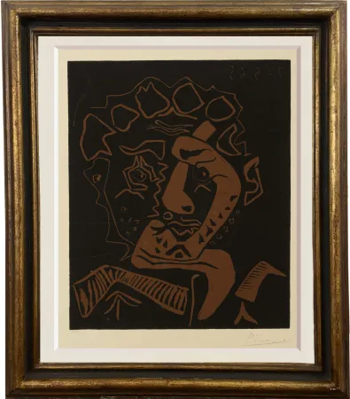 Линогравюра Picasso - Istrione