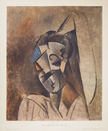 Нет Никаких Технических Picasso - Jeune fille au bras levé