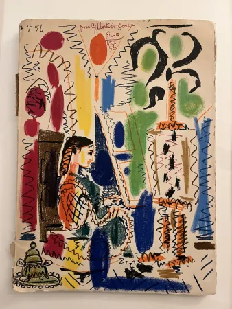 Литография Picasso - L' ateiler de Cannes