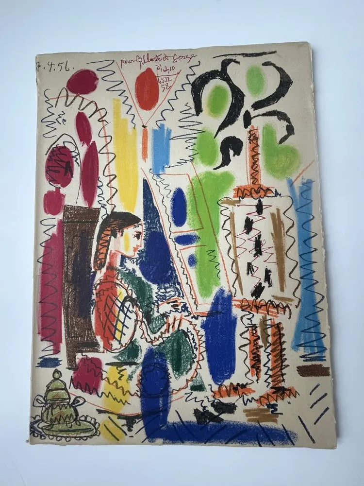 Литография Picasso - L' atelier de Cannes 