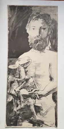 Трафарет Picasso - L homme au mouton