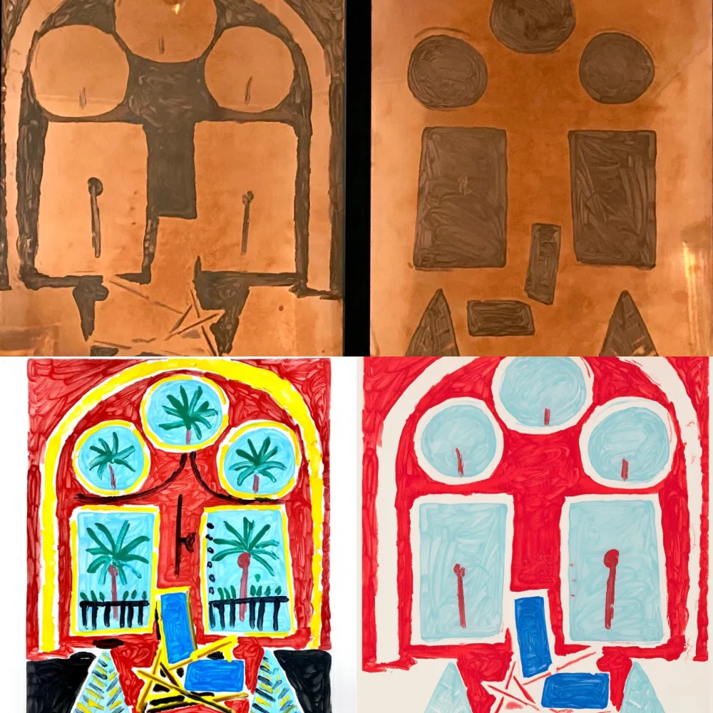 Акватинта Picasso - La Californie