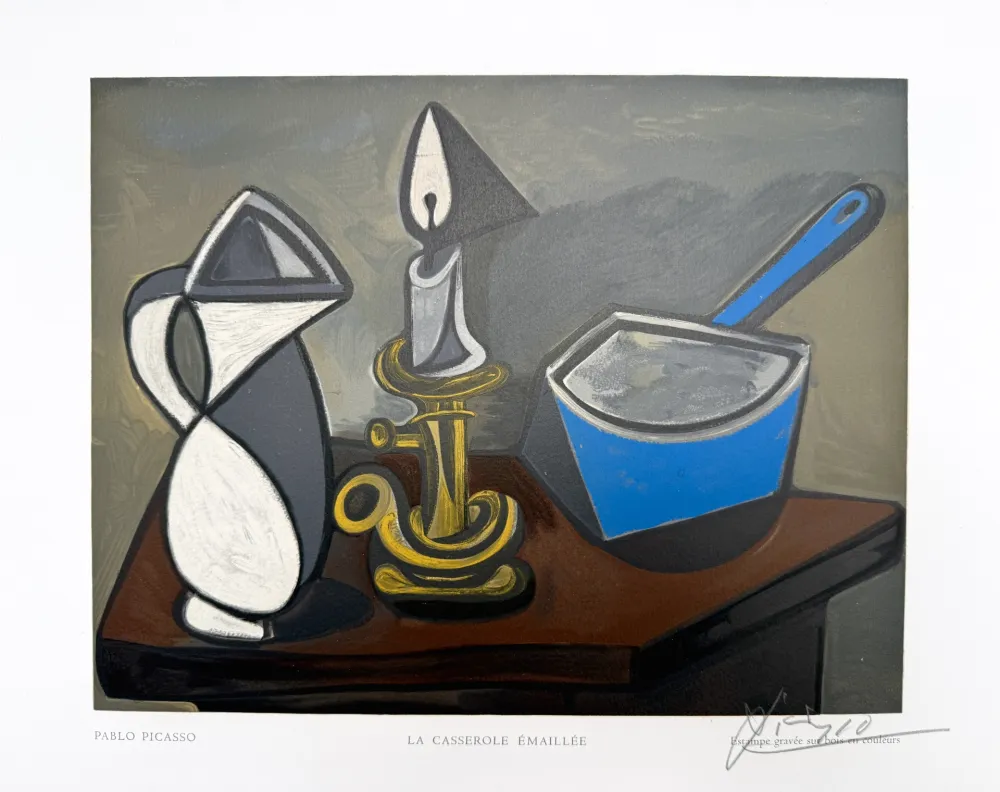 Гравюра На Дереве Picasso - La Casserole Émaillée