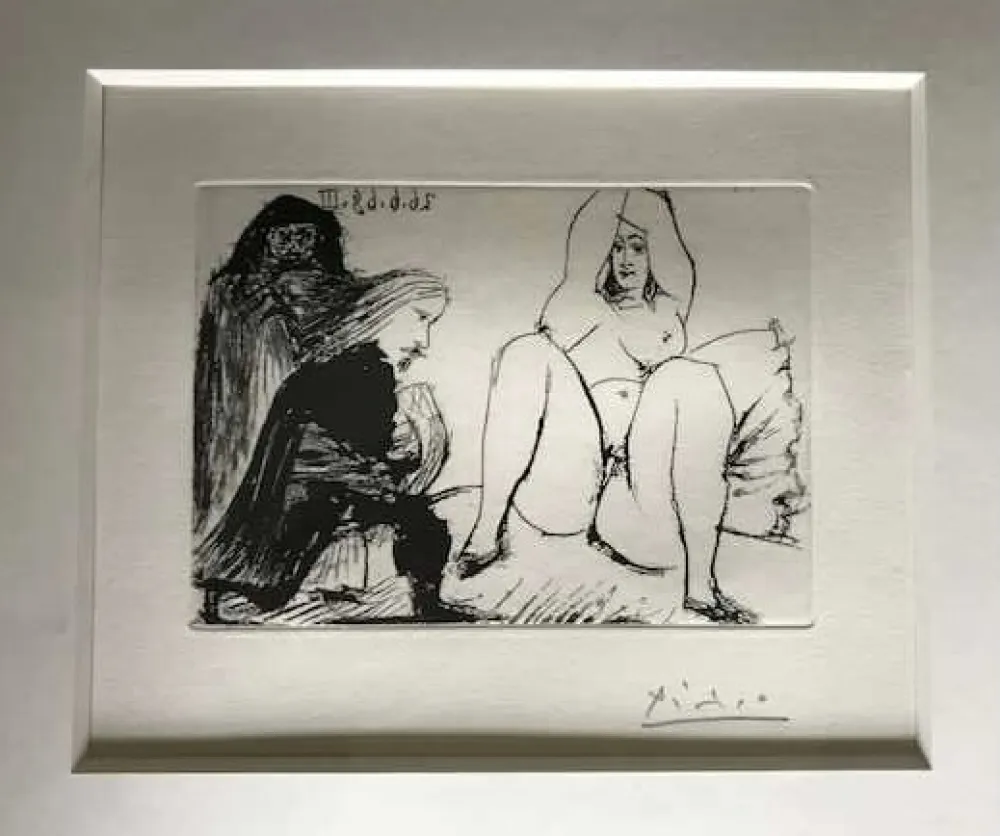 Нет Никаких Технических Picasso -  La Celestine, sa protegee, et un jeune gentilhomme