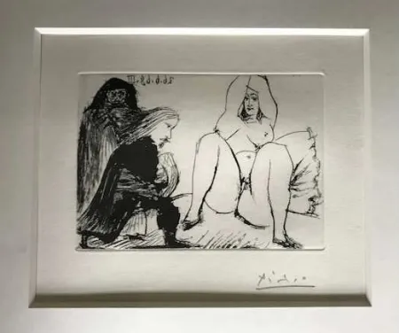 Нет Никаких Технических Picasso -  La Celestine, sa protegee, et un jeune gentilhomme