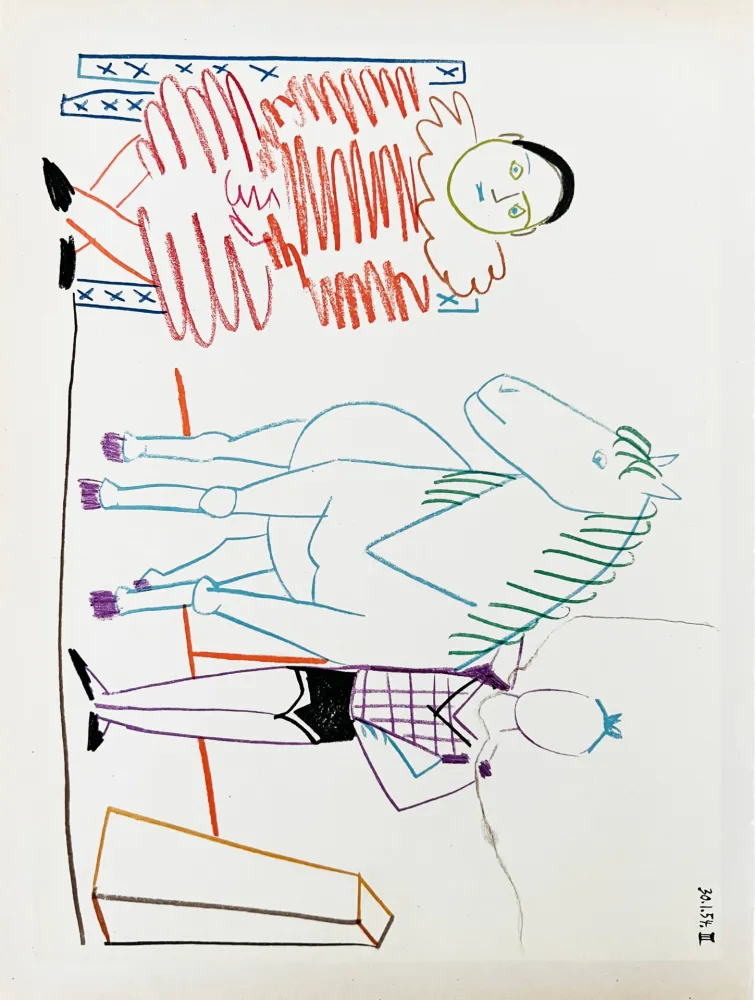 Литография Picasso - La Comédie Humaine