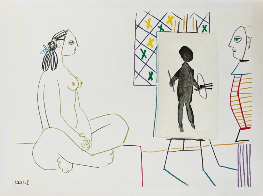 Литография Picasso - La Comédie Humaine