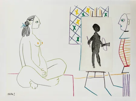 Литография Picasso - La Comédie Humaine