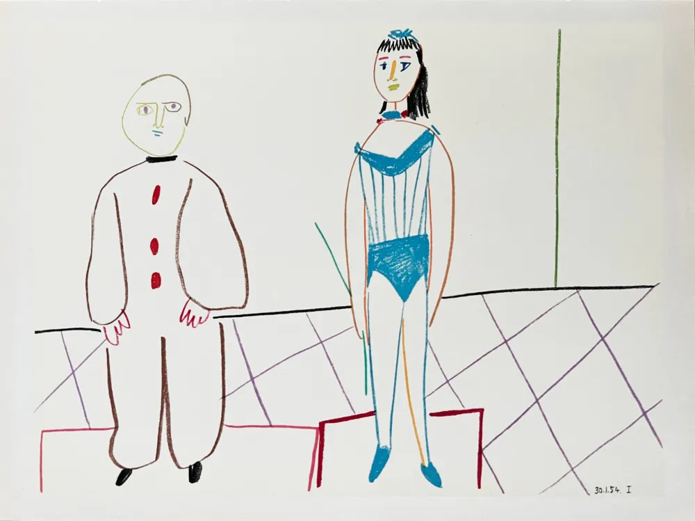 Литография Picasso - La Comédie Humaine