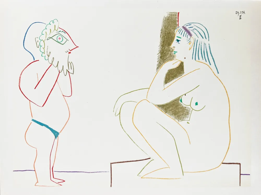 Литография Picasso - La Comédie Humaine