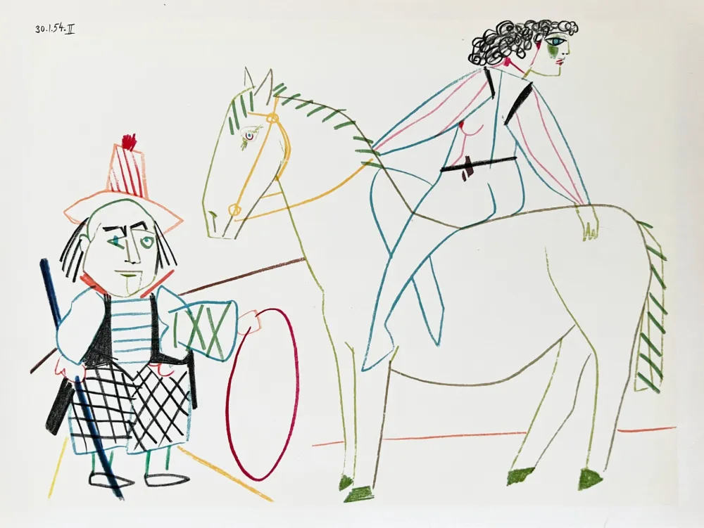 Литография Picasso - La Comédie Humaine