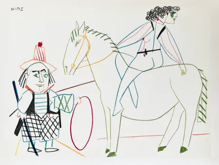 Литография Picasso - La Comédie Humaine