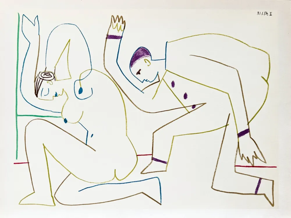 Литография Picasso - La Comédie Humaine