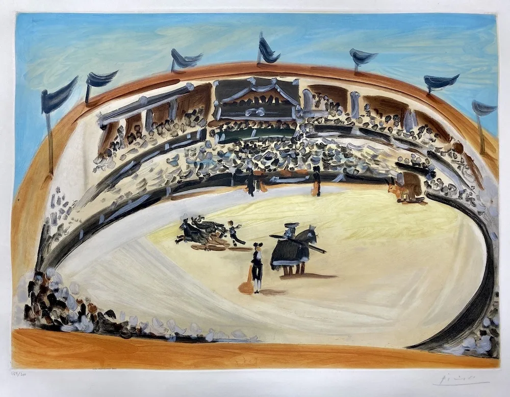 Акватинта Picasso - La Corrida