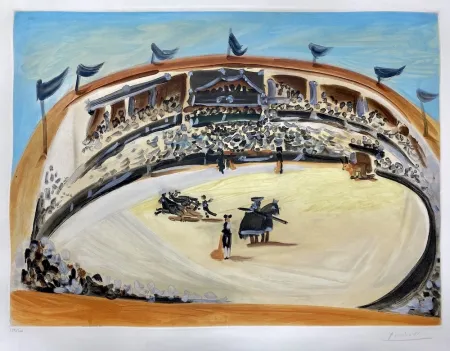 Акватинта Picasso - La Corrida
