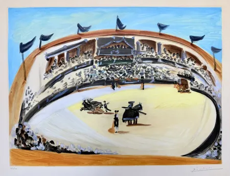 Акватинта Picasso - La Corrida