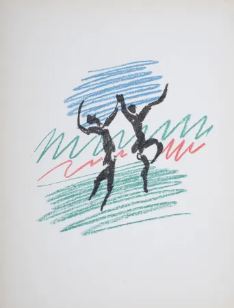 Литография Picasso - La Danse, 1956