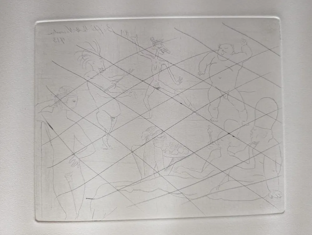 Гравюра Сухой Иглой Picasso - 