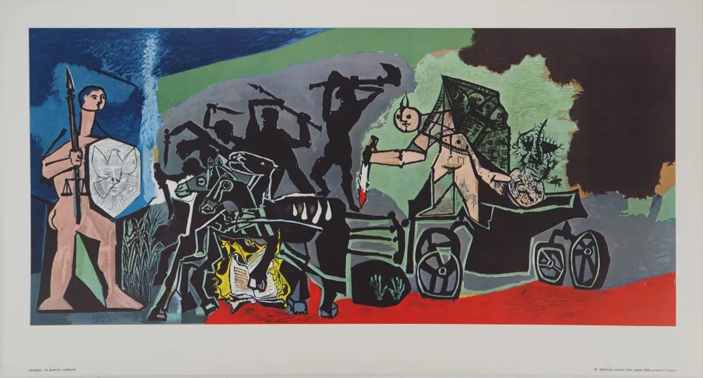 Литография Picasso - La Guerre