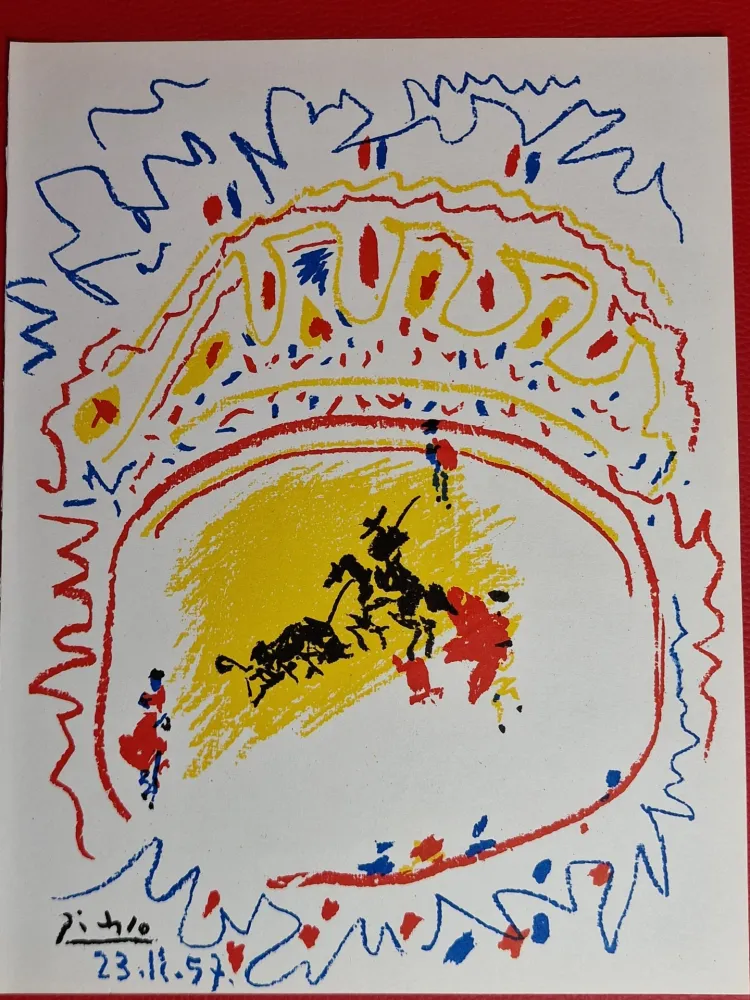 Литография Picasso - La Petit Corrida 