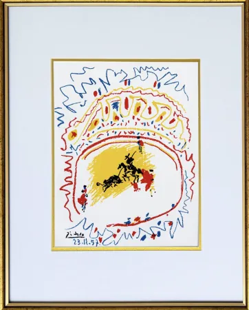 Литография Picasso - La Petite Corrida