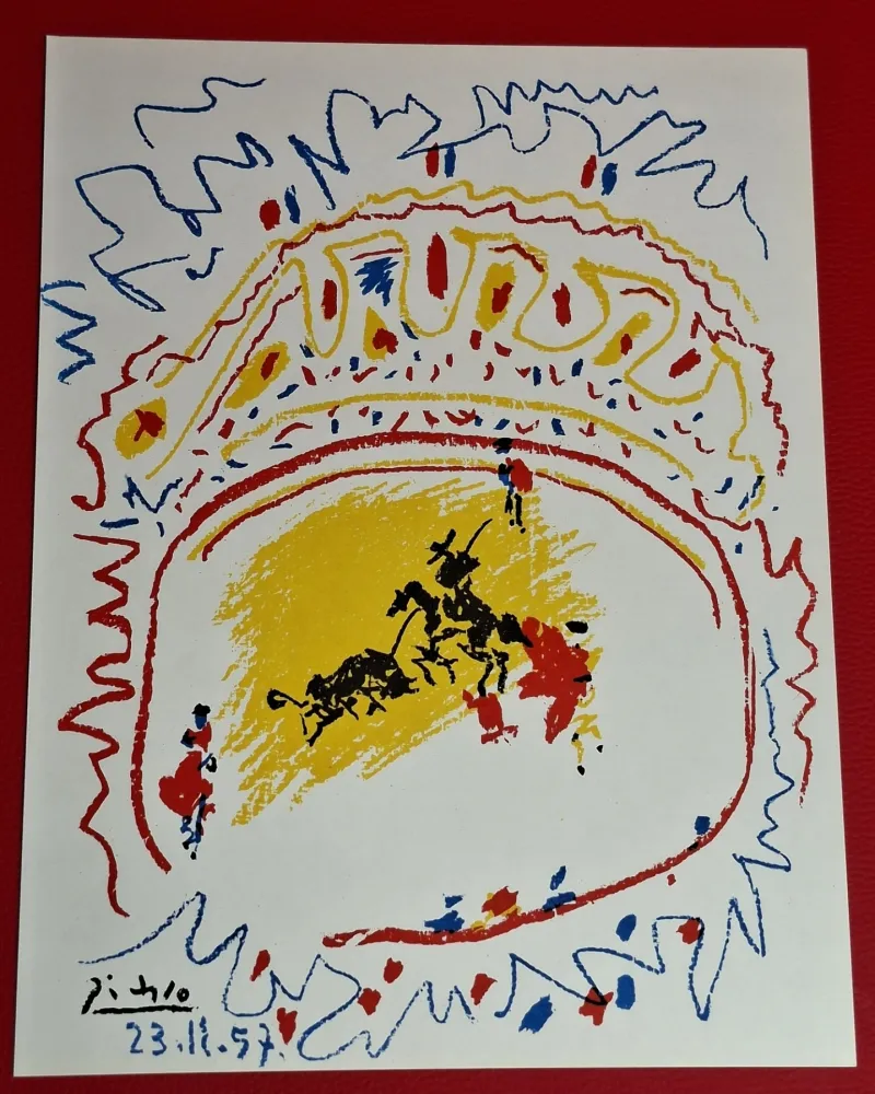 Литография Picasso - La Petite Corrida 1957