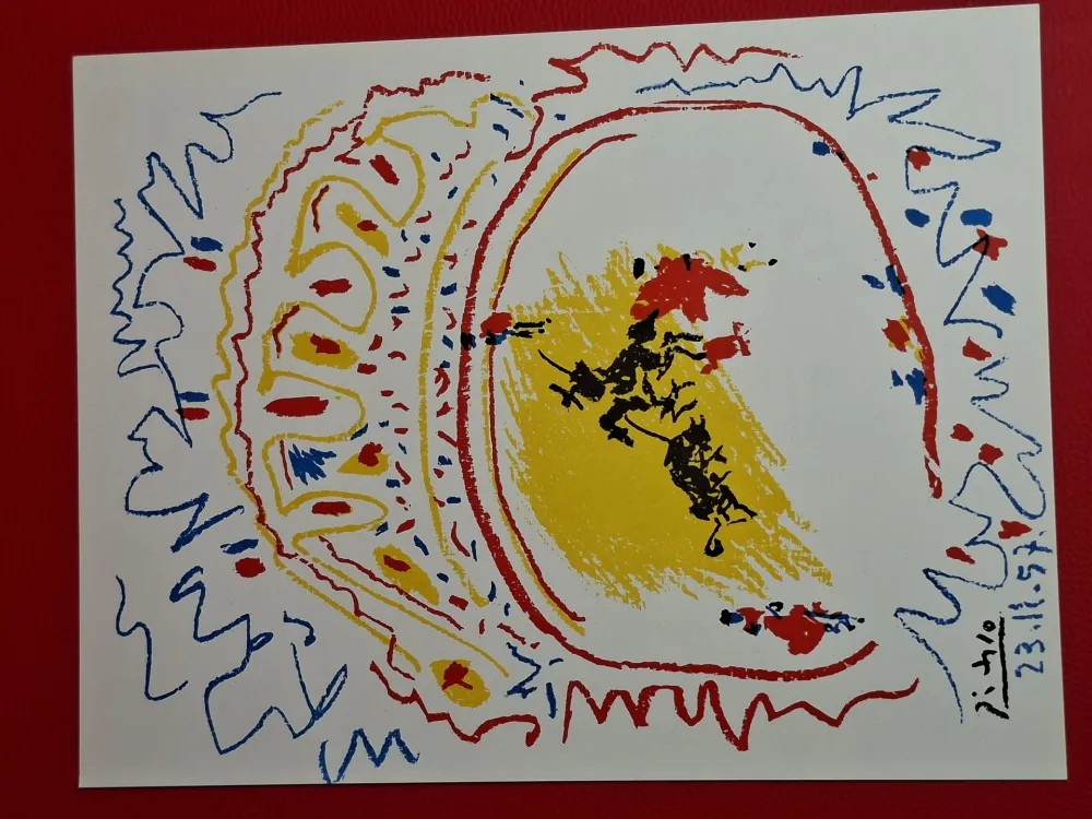 Литография Picasso - La Petite Corrida 1957