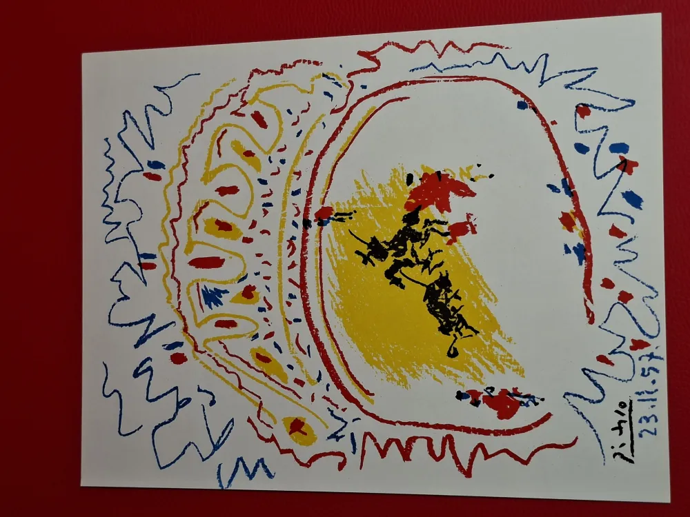 Литография Picasso - La Petite Corrida 1957