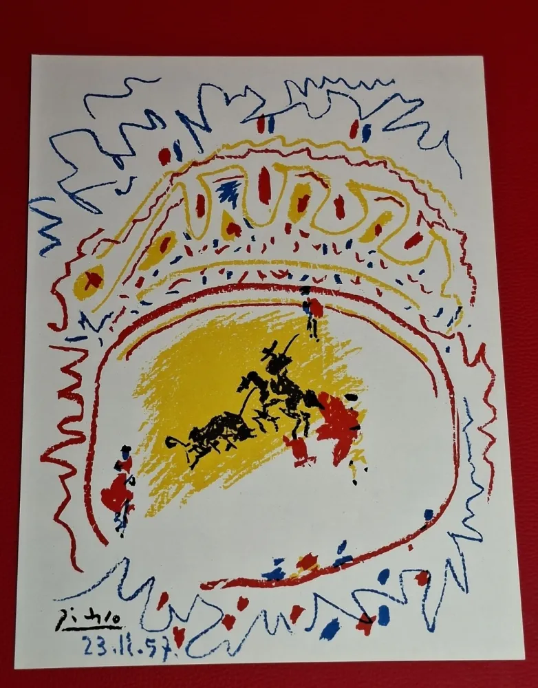Литография Picasso - La Petite Corrida 1957