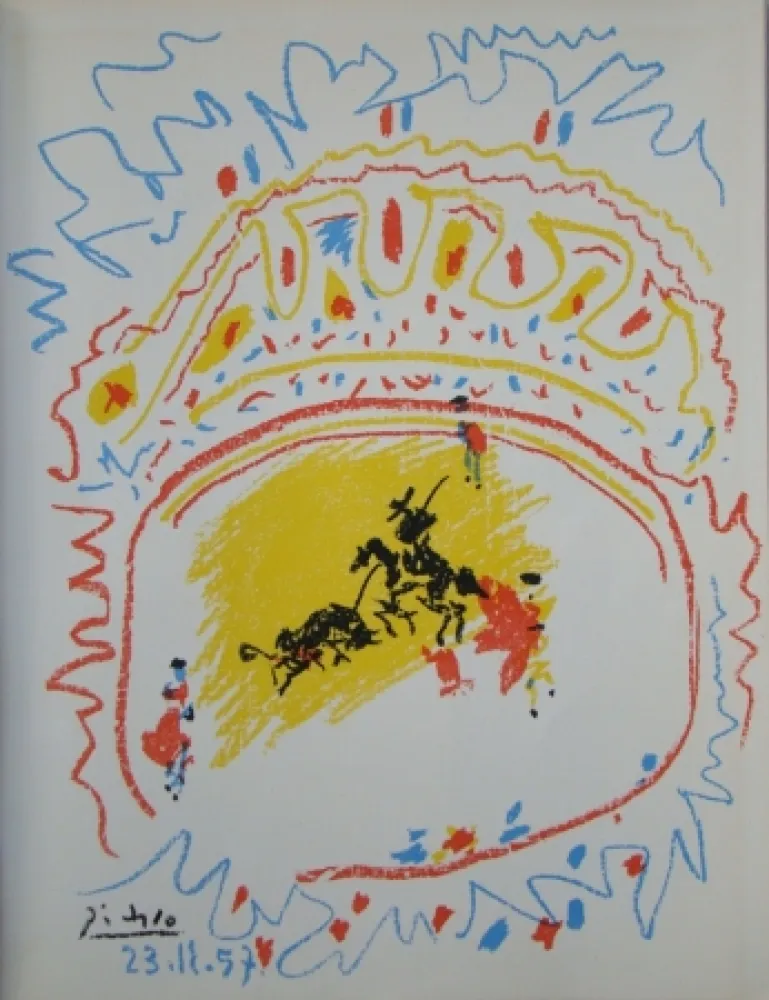 Литография Picasso - La petite Corrida