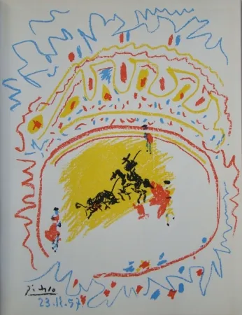 Литография Picasso - La petite Corrida