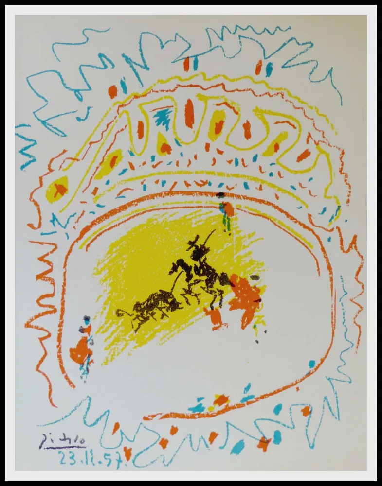 Литография Picasso - La Pique (Corrida) 