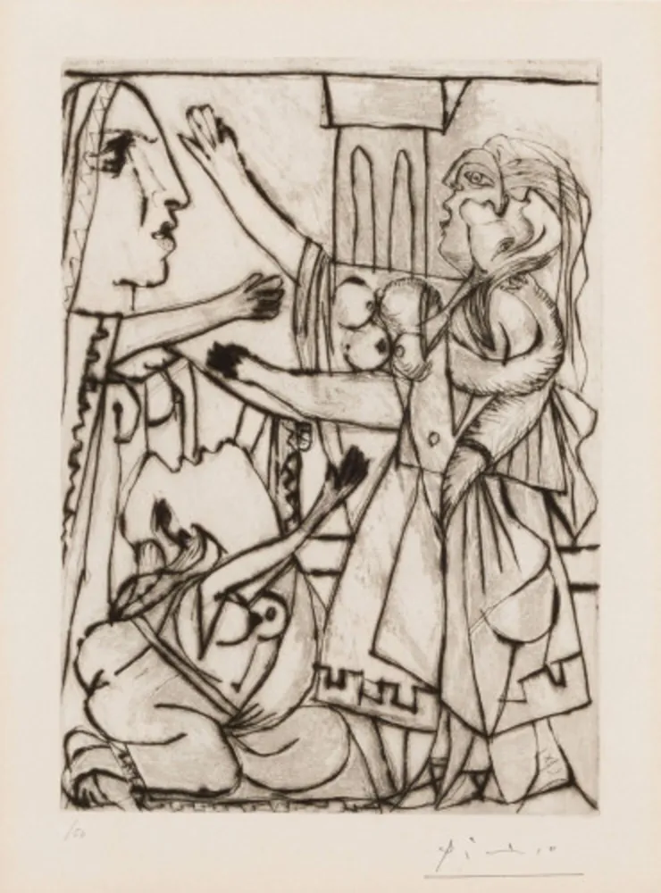 Многоэкземплярное Произведение Picasso - La plainte des femmes