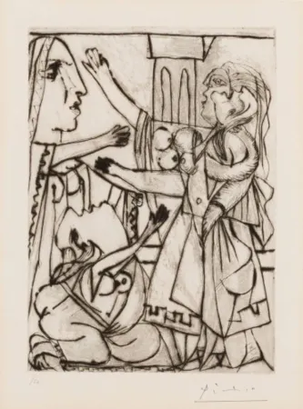 Многоэкземплярное Произведение Picasso - La plainte des femmes